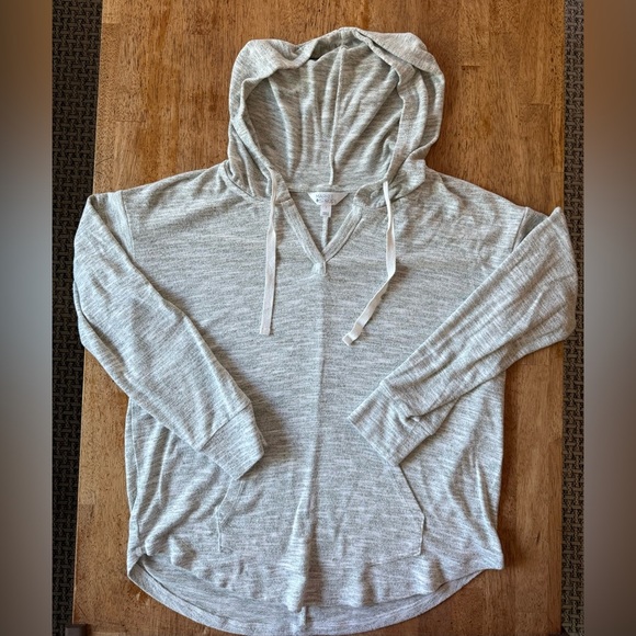Market & Spruce Heathered Green Hoodie - Picture 1 of 4